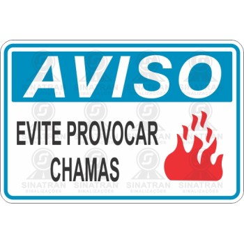 Evite provocar chamas